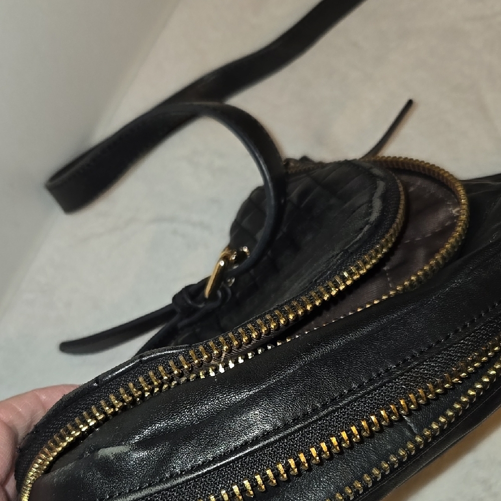Vince Camuto Black Quilted Crossbody Bag - Picture 13 of 13
